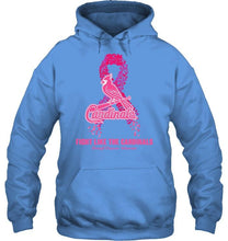 Load image into Gallery viewer, St Louis Cardinals fight like the Cardinals breast cancer warrior shirt