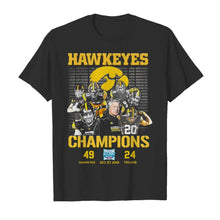 Load image into Gallery viewer, Hawkeyes Champions Holiday Bowl Hawkeyes 49 Trojans 24 shirt by Moteefes store Classic Men's T-Shirt
