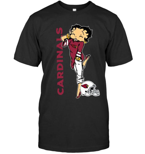 Arizona Cardinals betty boop fan shirt