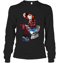 Load image into Gallery viewer, IT Arizona Cardinals in toilet halloween hoodie