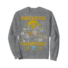 Load image into Gallery viewer, Hawkeyes Champions Holiday Bowl Hawkeyes 49 Trojans 24 shirt by Moteefes store Unisex Sweatshirt