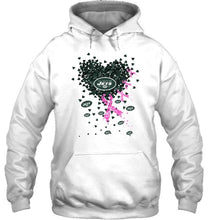 Load image into Gallery viewer, New York Jets tiny heart love shaped br east cancer shirt