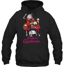 Load image into Gallery viewer, St Louis Cardinals Rick and morty fan shirt
