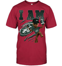 Load image into Gallery viewer, I am groot loves New York Jets fan t shirt