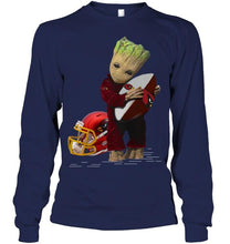 Load image into Gallery viewer, Groot loves Arizona Cardinals fan hoodie