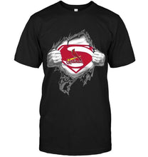 Load image into Gallery viewer, St Louis Cardinals Superman Ripped shirt