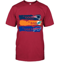 Load image into Gallery viewer, New England Patriots the good the bad the ugly fan t shirt