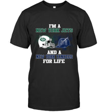 Load image into Gallery viewer, i'm a New York Jet and a New York Yankee for life shirt