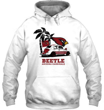 Load image into Gallery viewer, Beetle Arizona Cardinals on beach shirt