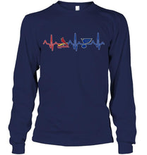 Load image into Gallery viewer, St Louis Cardinals St Louis Blues heartbeat shirt