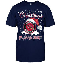 Load image into Gallery viewer, This is my christmas Arizona Cardinals pajama shirt t shirt