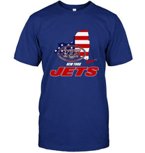 Load image into Gallery viewer, New York Jets New York 4th July independence day american flag shirt