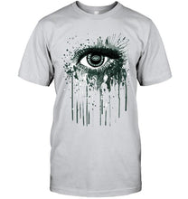 Load image into Gallery viewer, New York Jets eye paint drop art style t shirt
