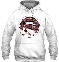 Load image into Gallery viewer, Arizona Cardinals heart glitter pattern lips shirt