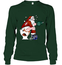 Load image into Gallery viewer, Santa Stanford Cardinal in bathroom shirt
