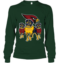 Load image into Gallery viewer, Arizona Cardinals Rottweilers fan hoodie