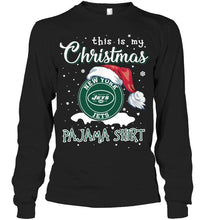 Load image into Gallery viewer, This is my christmas New York Jets pajama shirt t shirt