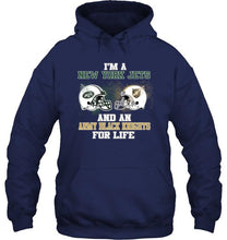 Load image into Gallery viewer, i'm a New York Jet and an Army Black Knight for life shirt