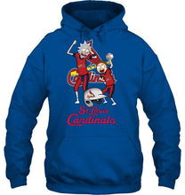 Load image into Gallery viewer, St Louis Cardinals Rick and morty fan shirt