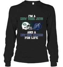 Load image into Gallery viewer, i'm a New York Jet and a New York Yankee for life shirt