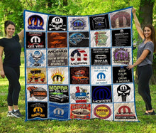 Load image into Gallery viewer, mopar or no car music lovers quilt blanket