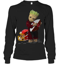 Load image into Gallery viewer, Groot loves Arizona Cardinals fan hoodie