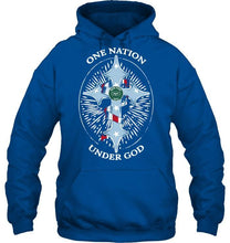 Load image into Gallery viewer, One nation under god New York Jets jesus cross T Shirt