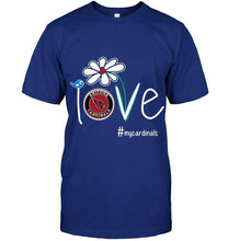 Load image into Gallery viewer, Love my Cardinals Arizona Cardinals daisy fan shirt