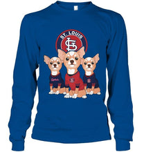 Load image into Gallery viewer, St Louis Cardinals Chihuahuas fan shirt