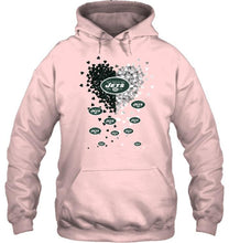 Load image into Gallery viewer, New York Jets dual colors tiny heart shaped shirt