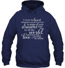 Load image into Gallery viewer, George Strait I Cross My Heart lyric shirt