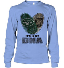 Load image into Gallery viewer, New York Jets and Army Black Knights it's my dna love fingerprints shirt