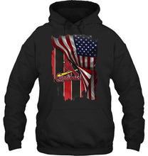 Load image into Gallery viewer, St Louis Cardinals american flag fan shirt