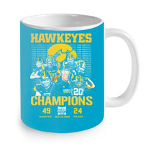 Load image into Gallery viewer, Hawkeyes Champions Holiday Bowl Hawkeyes 49 Trojans 24 shirt by Moteefes store Mug