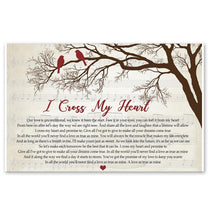 Load image into Gallery viewer, George Strait I cross my heart tree bird poster