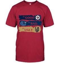 Load image into Gallery viewer, Winnipeg Jets the good the bad the ugly fan t shirt