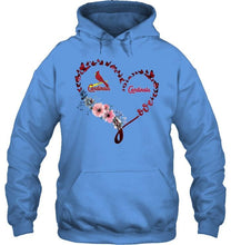 Load image into Gallery viewer, St Louis Cardinals butterfly heart shirt