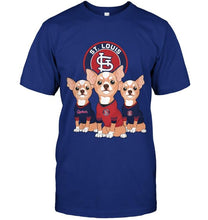 Load image into Gallery viewer, St Louis Cardinals Chihuahuas fan shirt