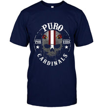 Load image into Gallery viewer, Puro Arizona Cardinals por vida fan shirt
