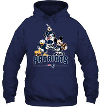 Load image into Gallery viewer, New England Patriots mickey donald goofy fan shirt