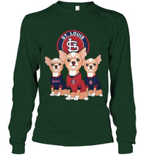 Load image into Gallery viewer, St Louis Cardinals Chihuahuas fan shirt