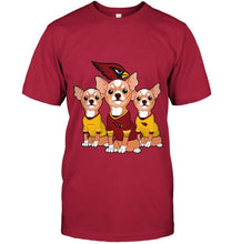 Load image into Gallery viewer, Arizona Cardinals Chihuahuas fan shirt