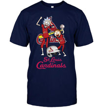 Load image into Gallery viewer, St Louis Cardinals Rick and morty fan shirt