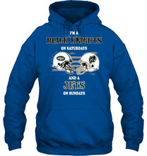 Load image into Gallery viewer, I'm Army Black Knights on Saturdays and New York Jets on Sundays shirt