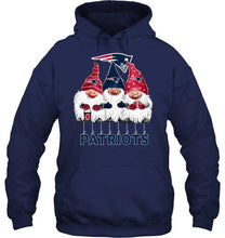 Load image into Gallery viewer, New England Patriots norway christmas gnomies elves fan t shirt