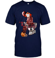 Load image into Gallery viewer, IT Louisville Cardinals in toilet halloween hoodie