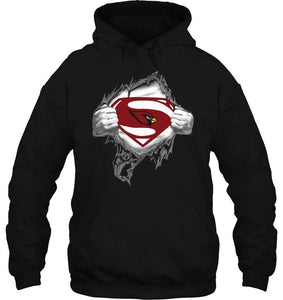 Arizona Cardinals Superman Ripped shirt