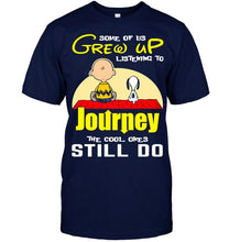 Load image into Gallery viewer, Some of us grew up listening to Journey the cool ones still do snoopy shirt