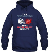 Load image into Gallery viewer, i'm a New England Patriot and a Boston Red Sox for life shirt