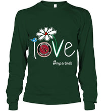 Load image into Gallery viewer, Love my Cardinals Arizona Cardinals daisy fan shirt